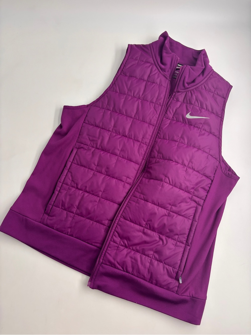 Nike Magenta Quilted Sleeveless Vest